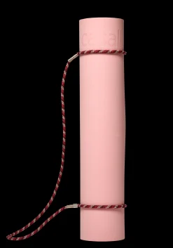Braided Yoga Carry Strap - Raspberry/Beige
