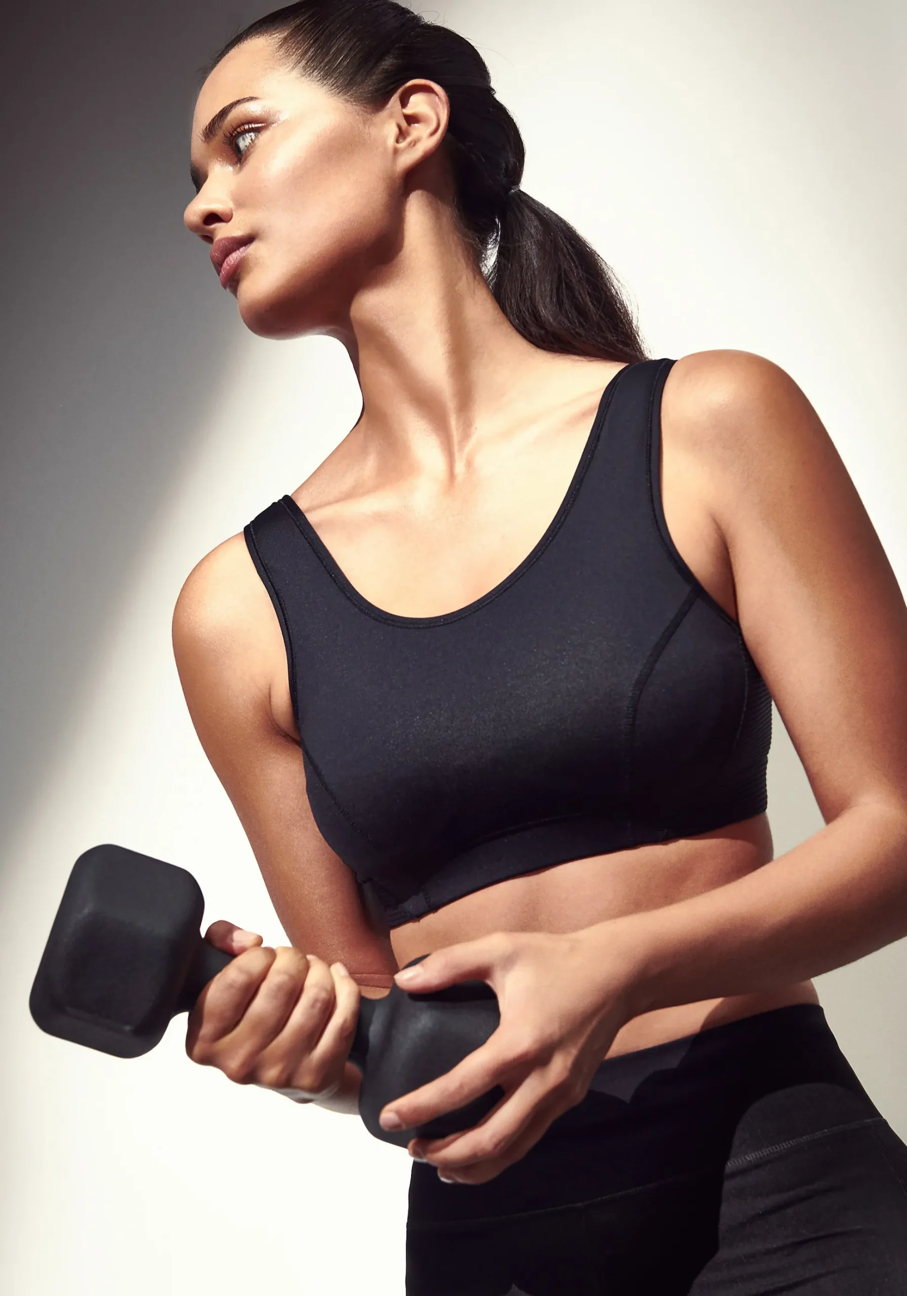 Classic Dumbbell 4kg - Black/white