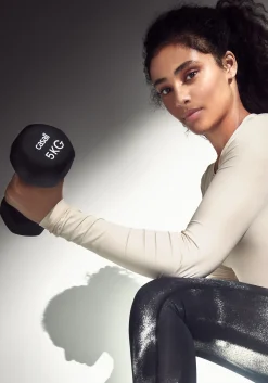 Classic Dumbbell 5kg - Black/white