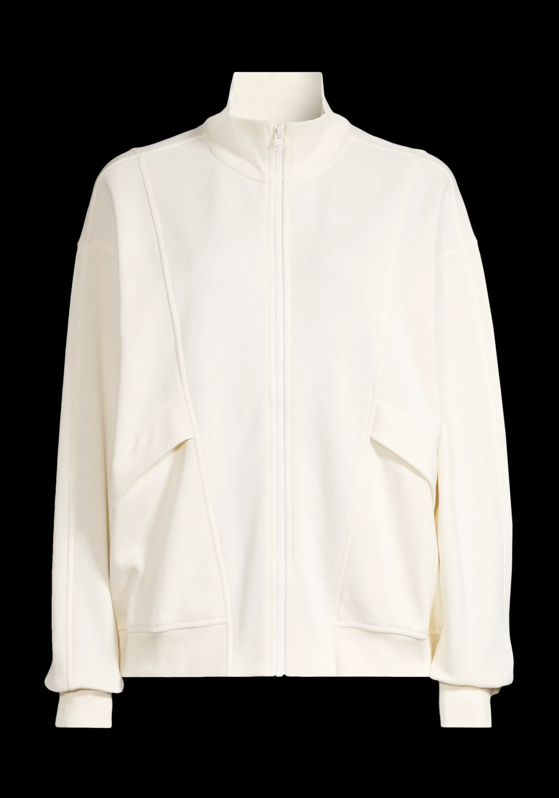 Comfy Full Zip Sweater - Off White