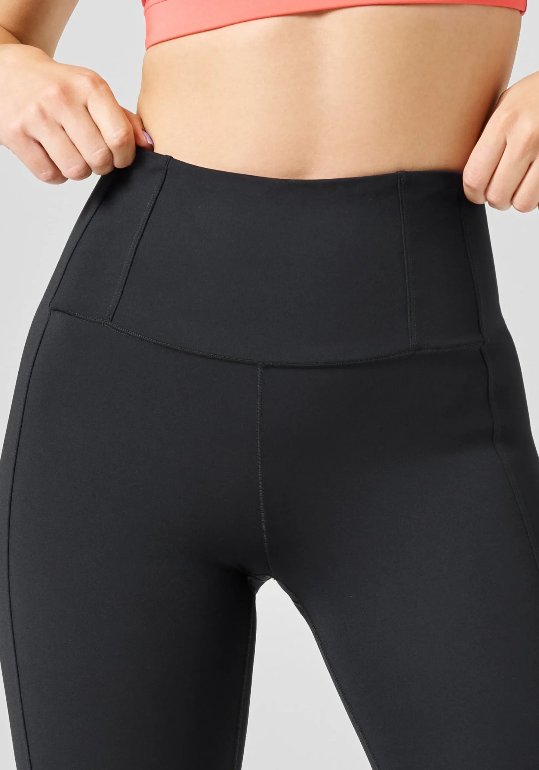 Corset Ultra High Waist Tights - Black
