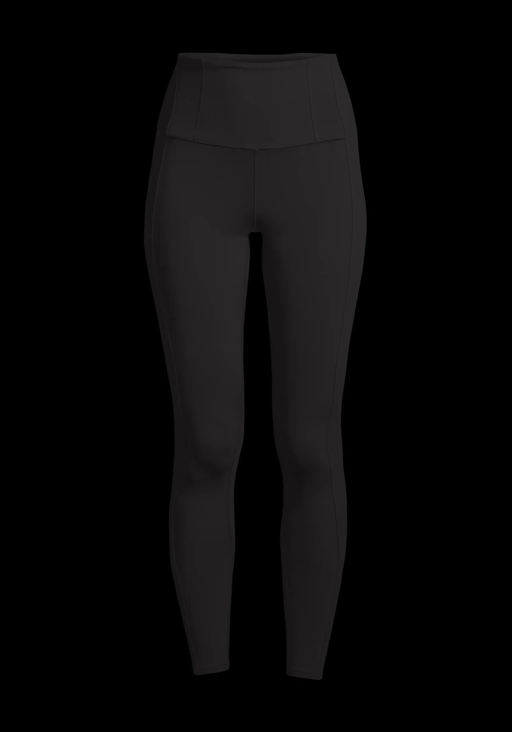 Corset Ultra High Waist Tights - Black