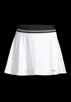 Court Elastic Skirt - White