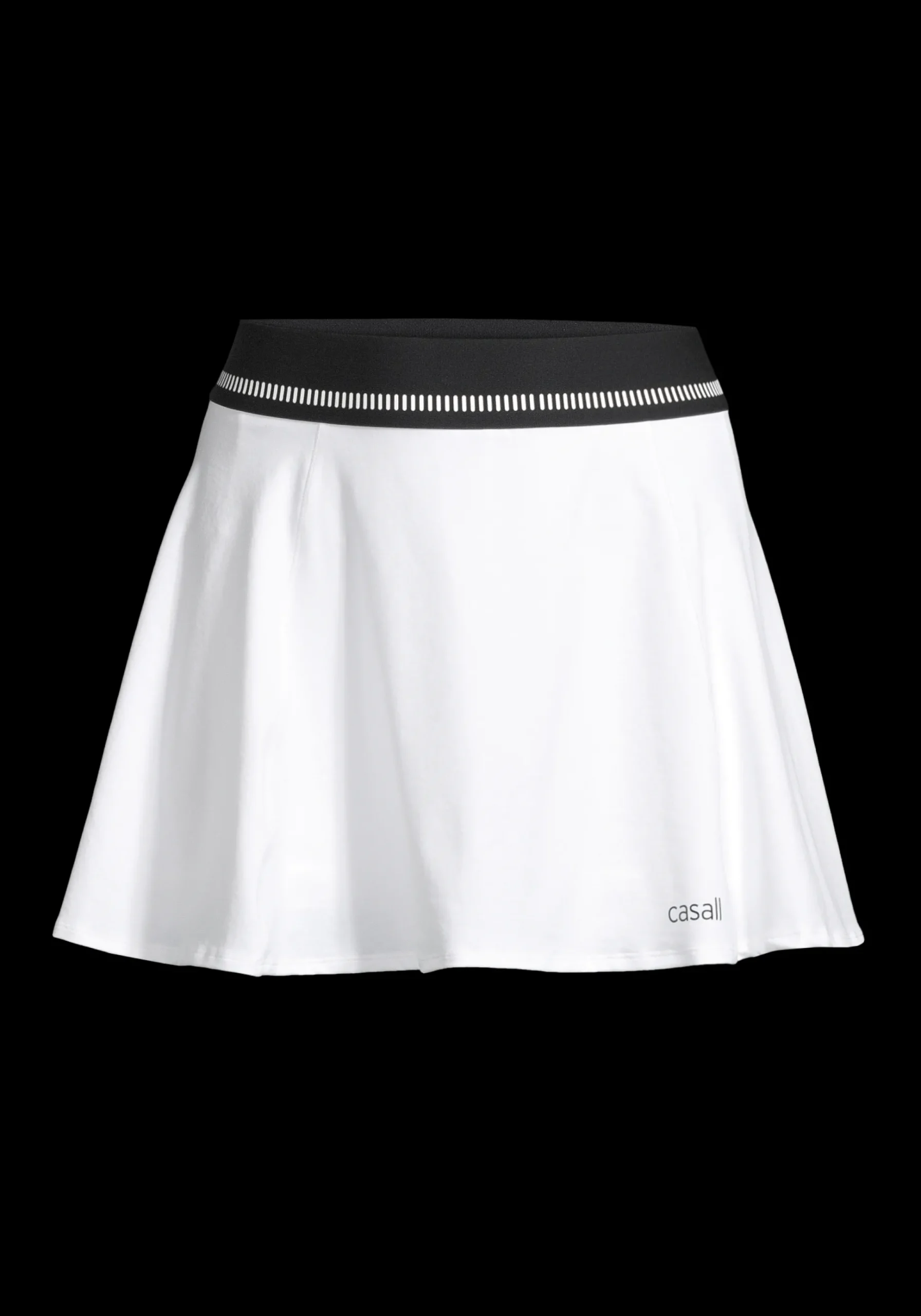 Court Elastic Skirt - White