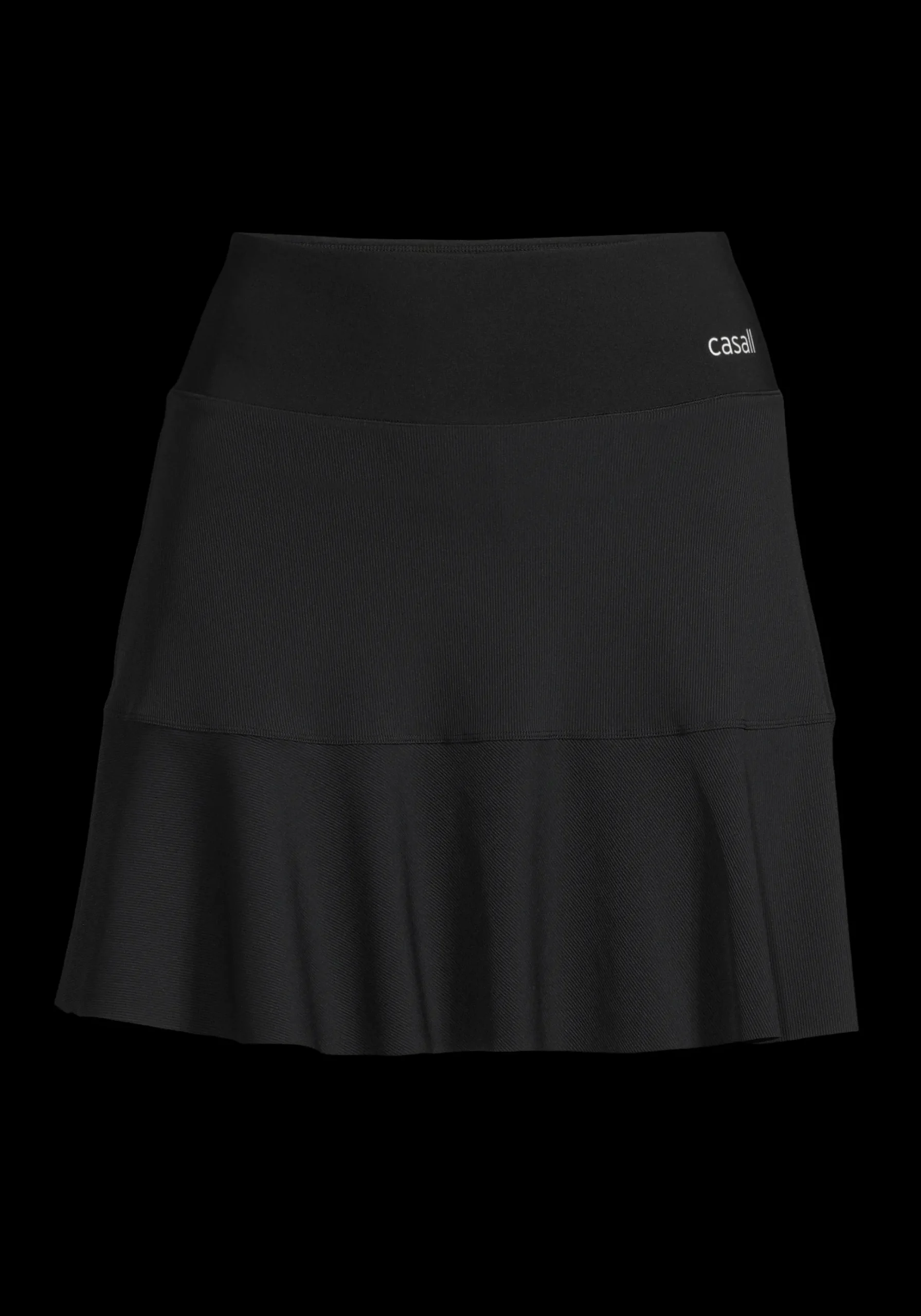 Court Rib Skirt - Recycled - Black