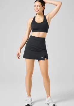 Court Slit Skirt - Black
