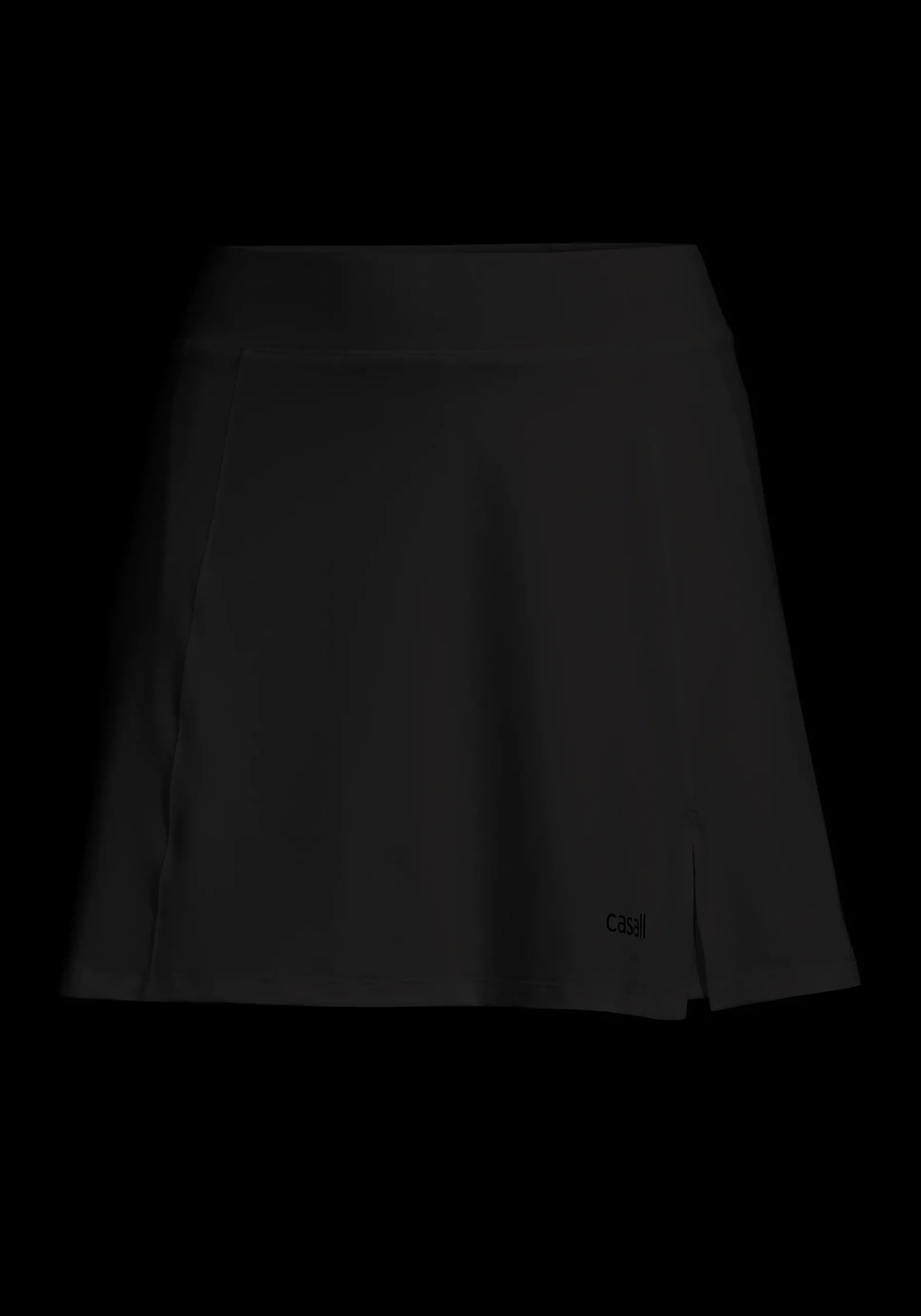Court Slit Skirt - Black