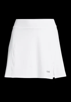 Court Slit Skirt - White
