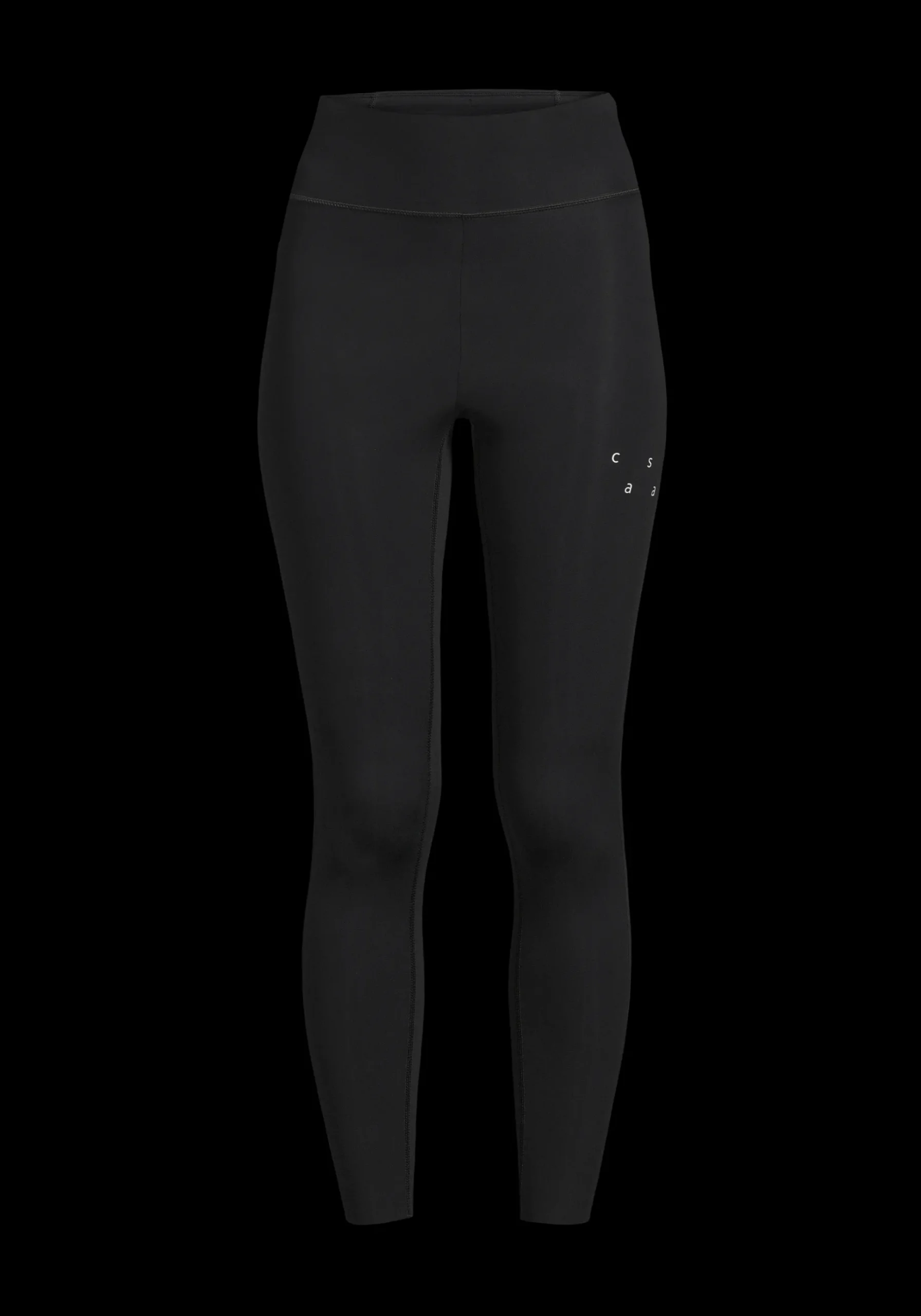 Curves Up High Waist Tights - Black