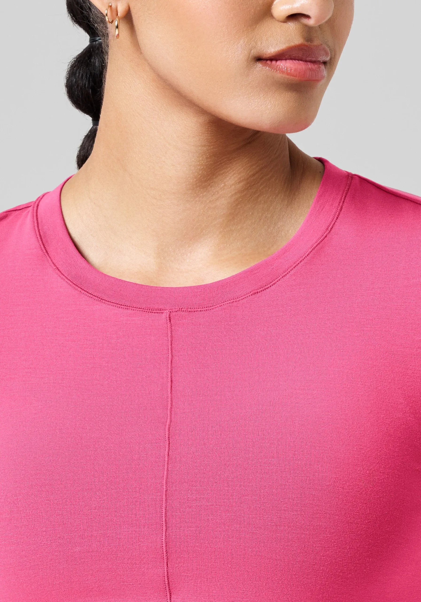 Delight Crew Neck Long Sleeve - French Rose