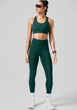 Dynamic High Waist Tights - Dark Pine