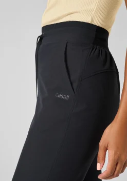 Ease High Waist Woven Pants - Black