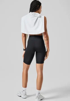 Essential High Waist Bike Tights - Black