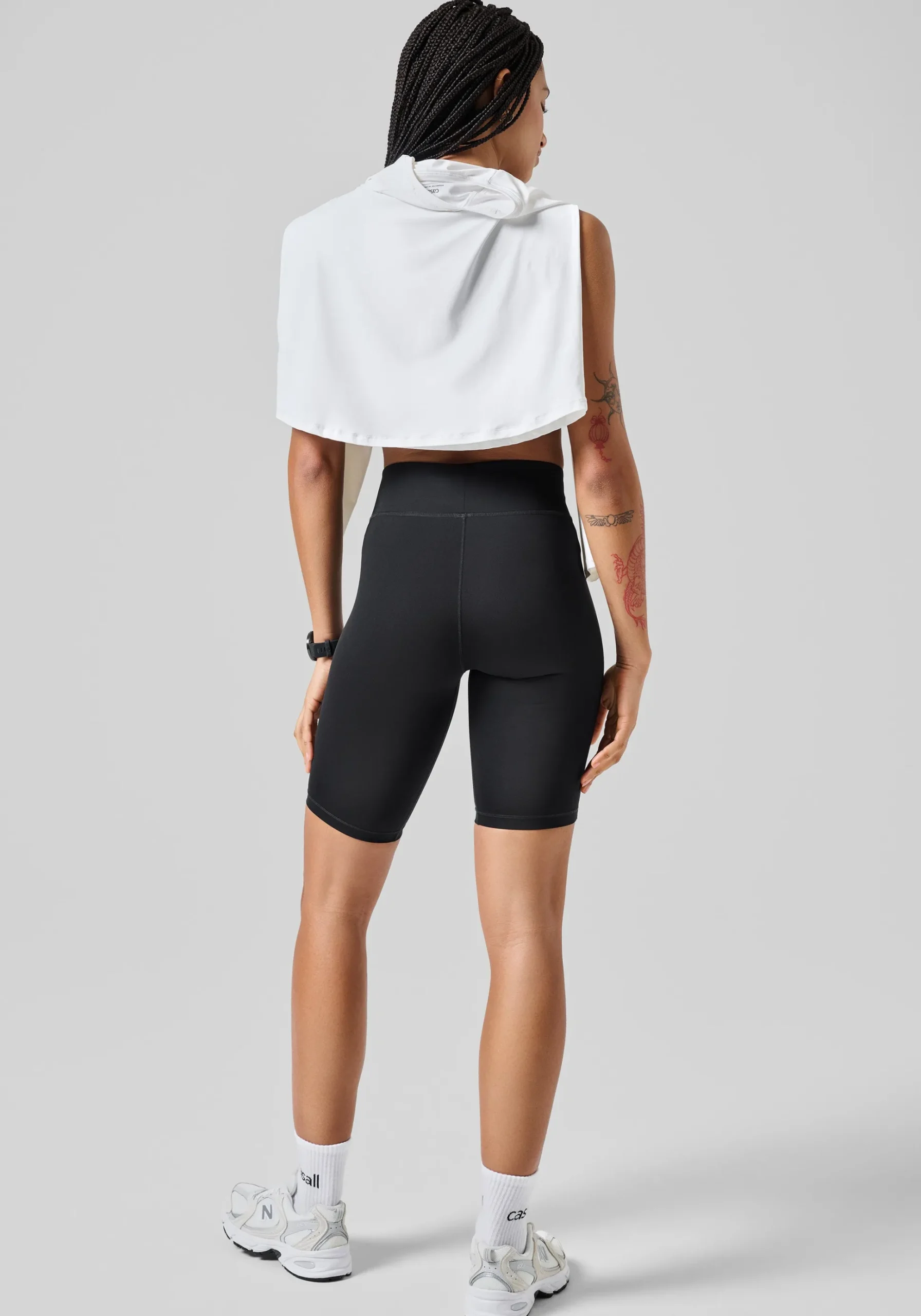 Essential High Waist Bike Tights - Black