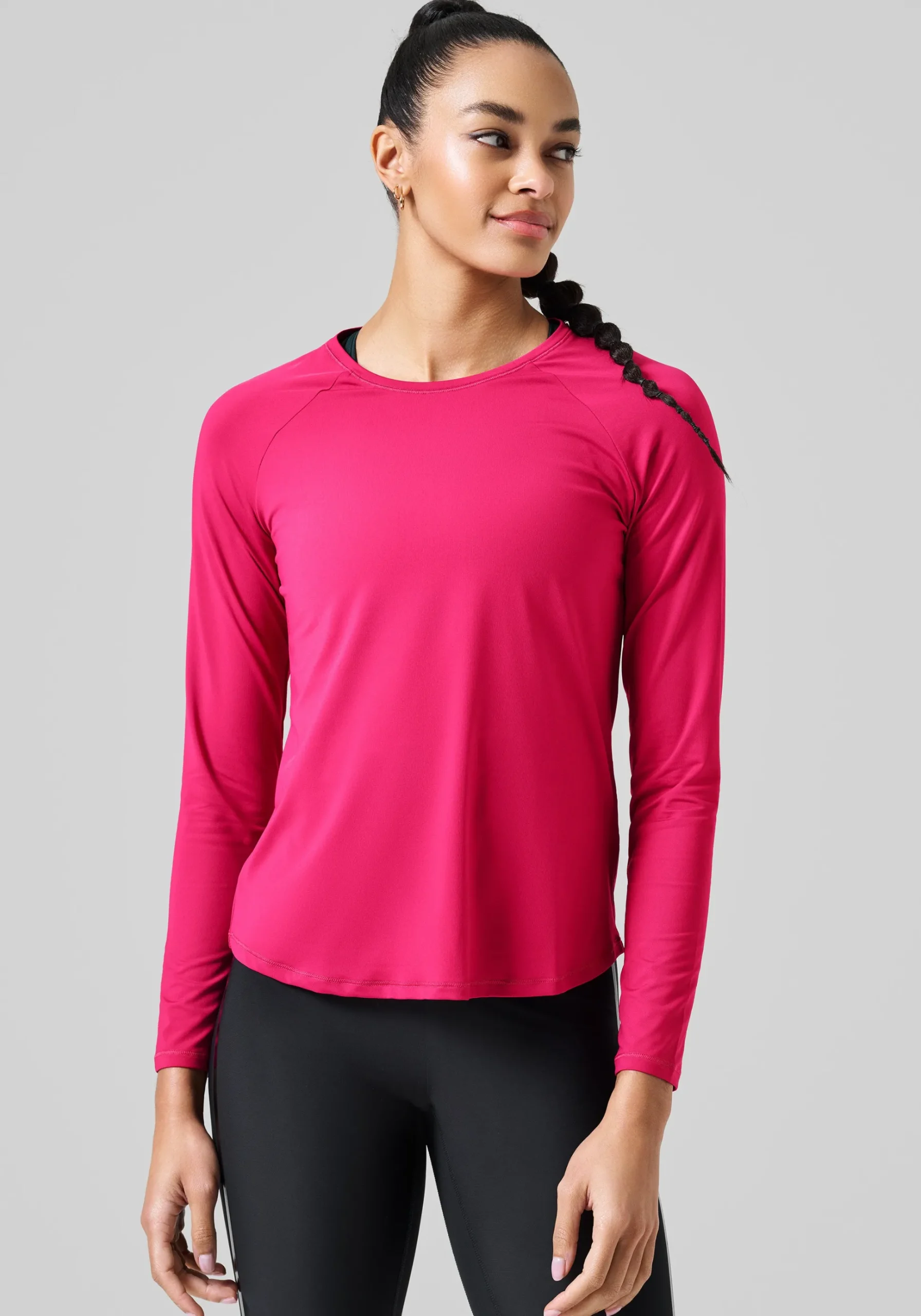 Essential Long Sleeve - Punch Pink