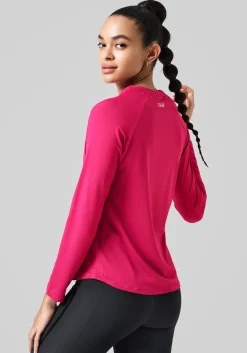 Essential Long Sleeve - Punch Pink