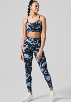 Essential Printed Tights - Blaze Blue