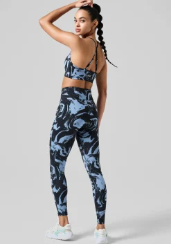 Essential Printed Tights - Blaze Blue