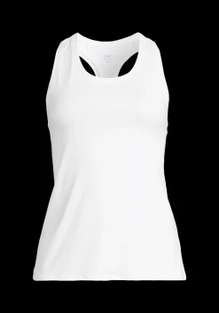 Essential Racerback Tank - White