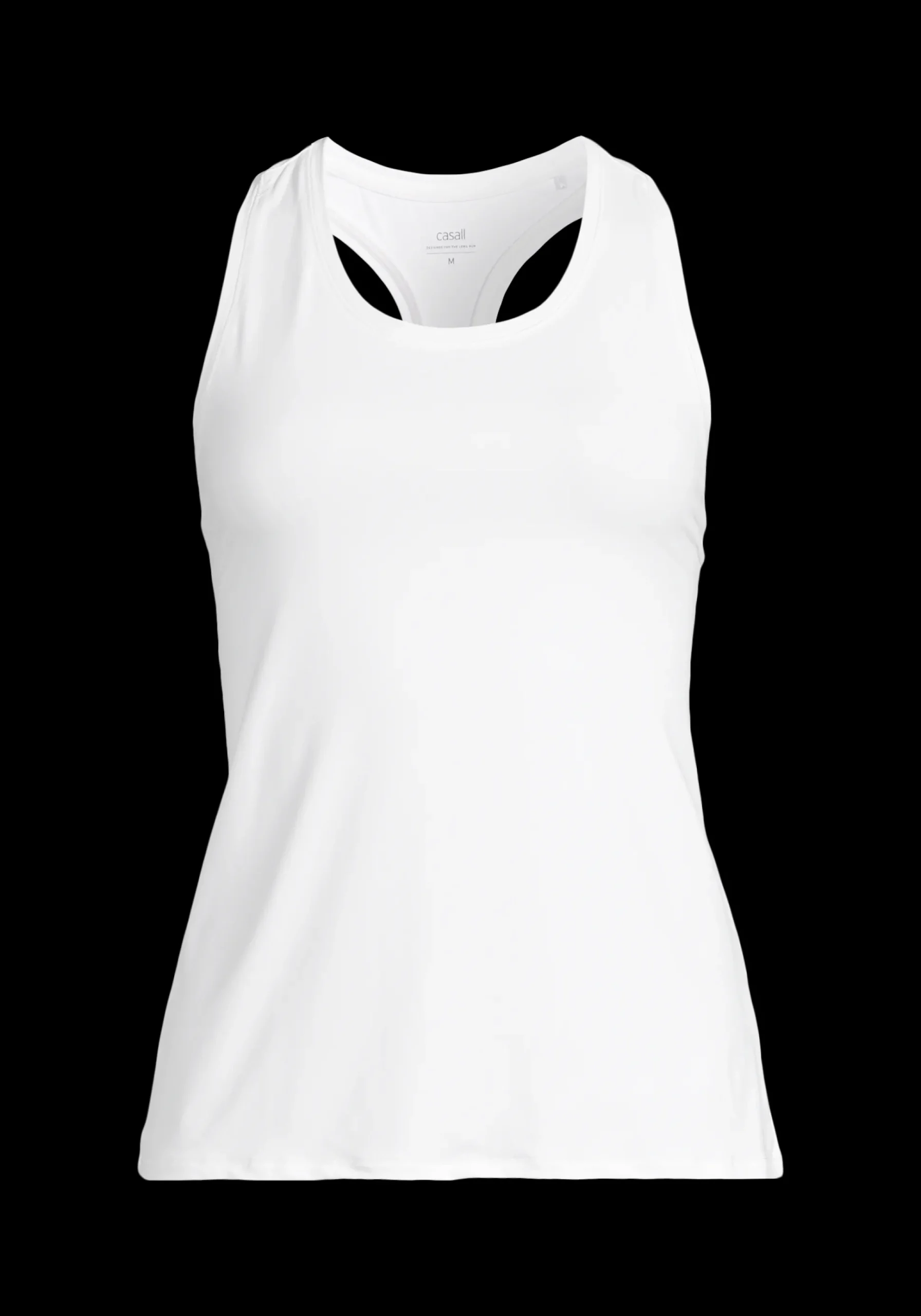 Essential Racerback Tank - White