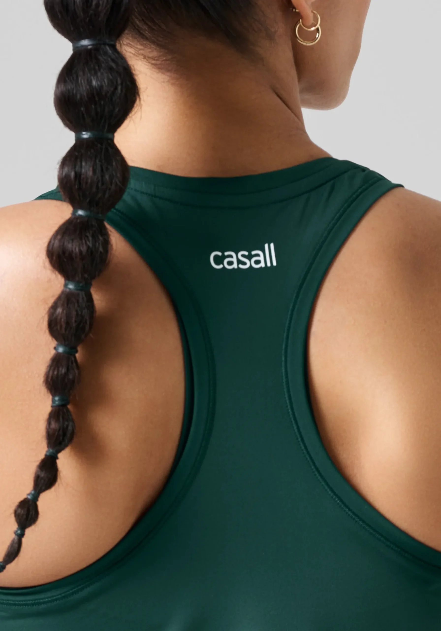 Essential Racerback Tank - Dark Pine