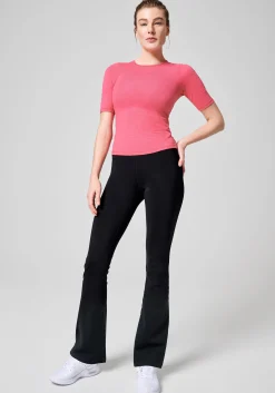Flare High Waist Pant - Black