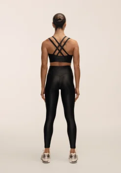 Glitz High Waist Tights - Black