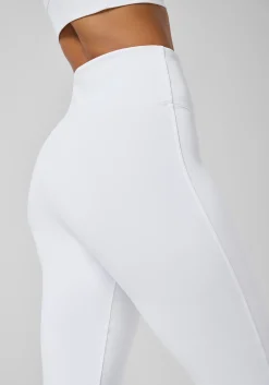 Grace Flare Slit Pant - White