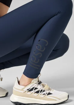 Graphic High Waist Tights - Core Blue