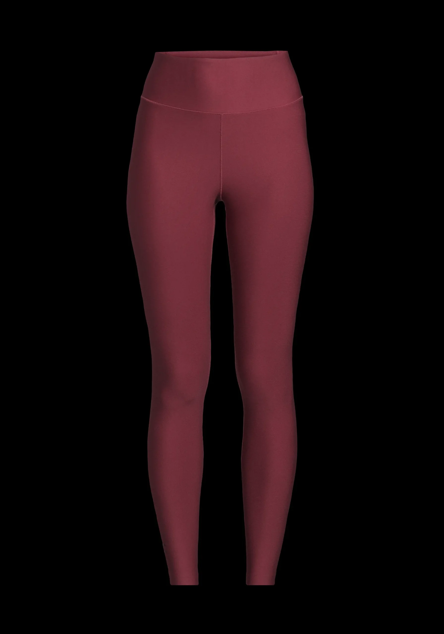Graphic High Waist Tights - Evening Red