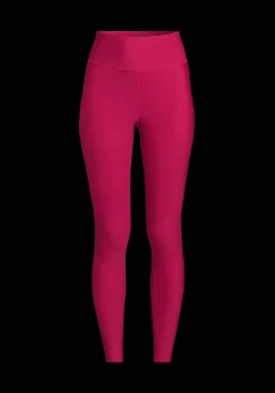 Graphic High Waist Tights - Punch Pink