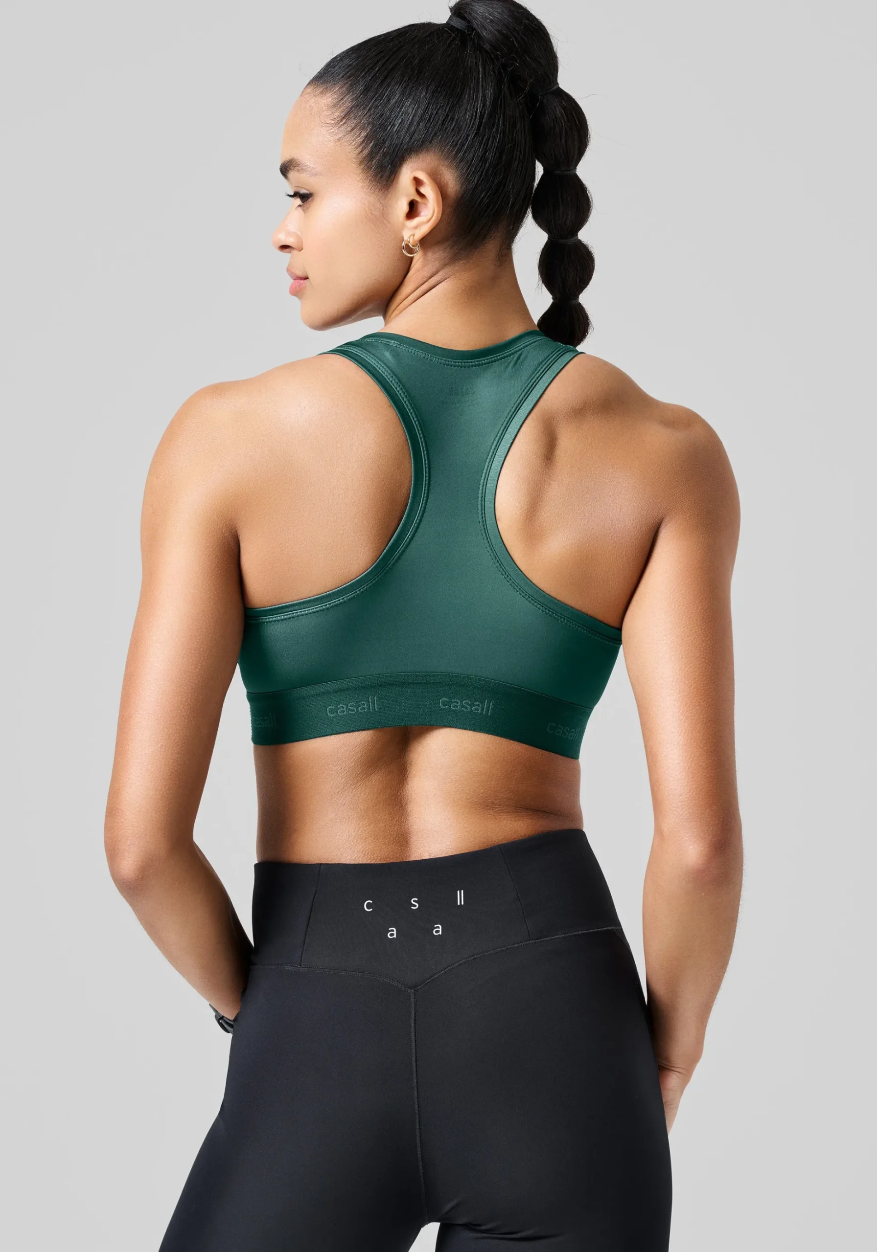Graphic Sports Bra - Dark Pine