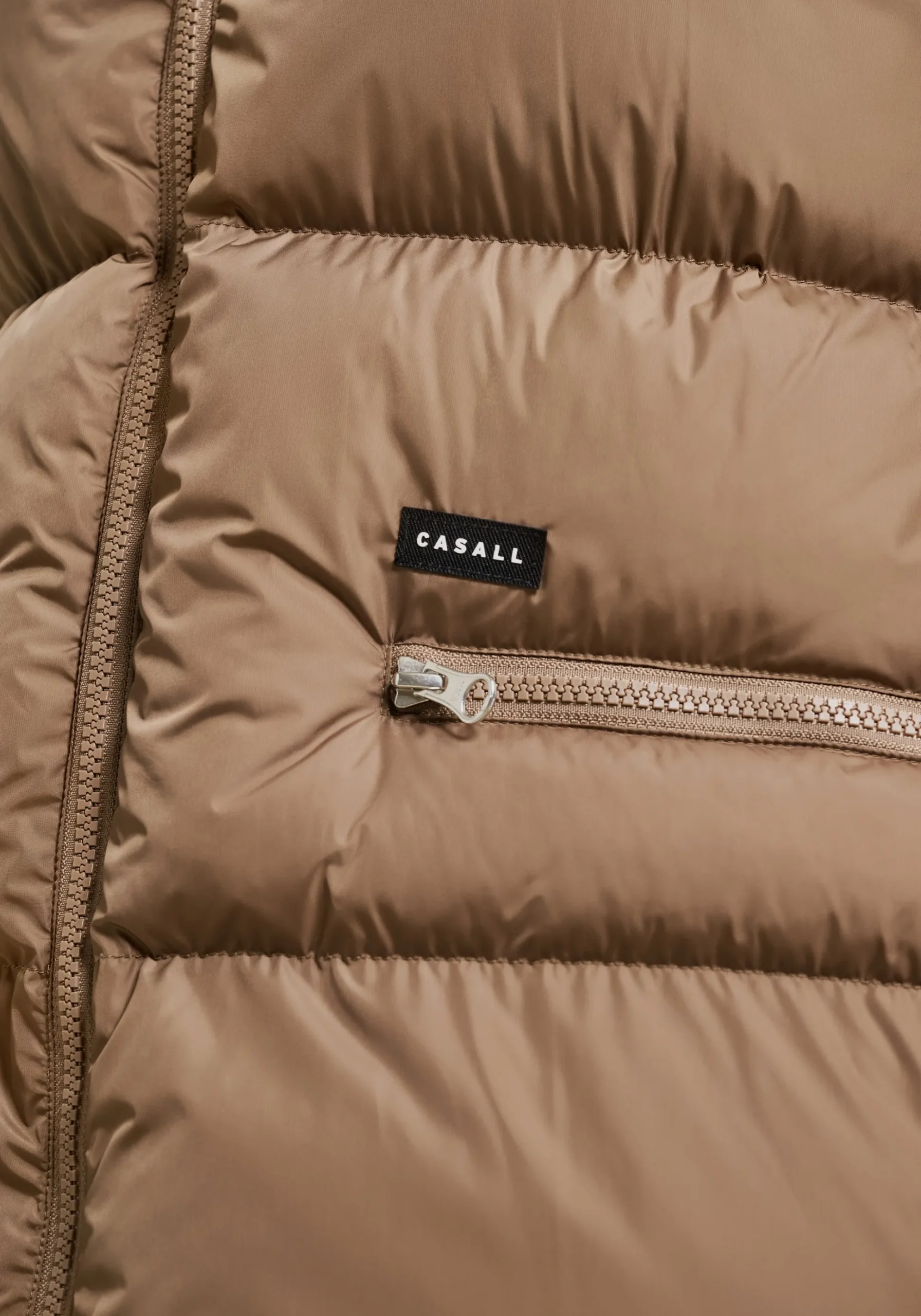Hero Puffer Jacket - Taupe Brown