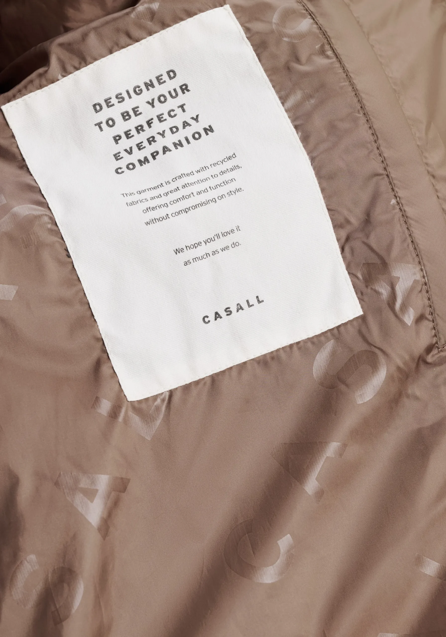 Hero Puffer Jacket - Taupe Brown