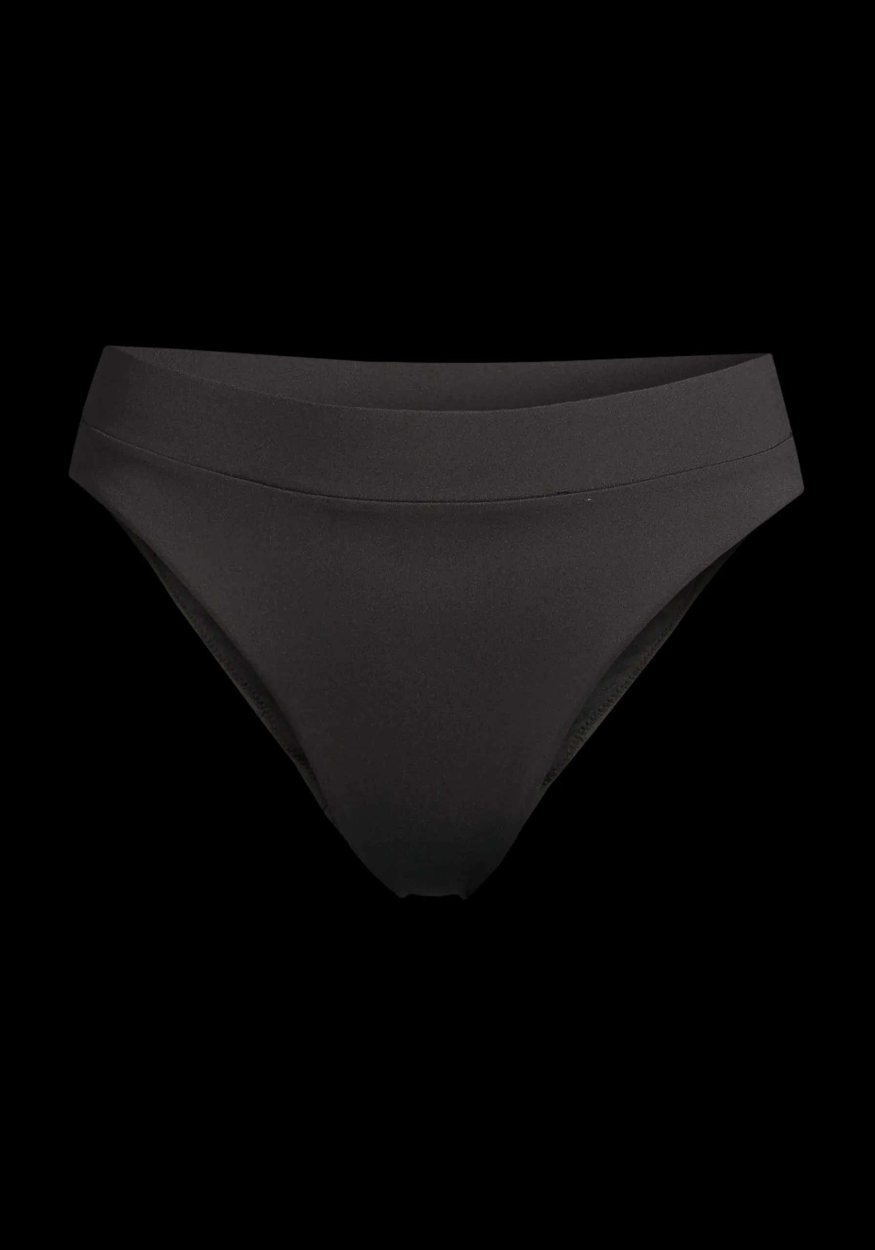 High Waist Bikini Brief - Black