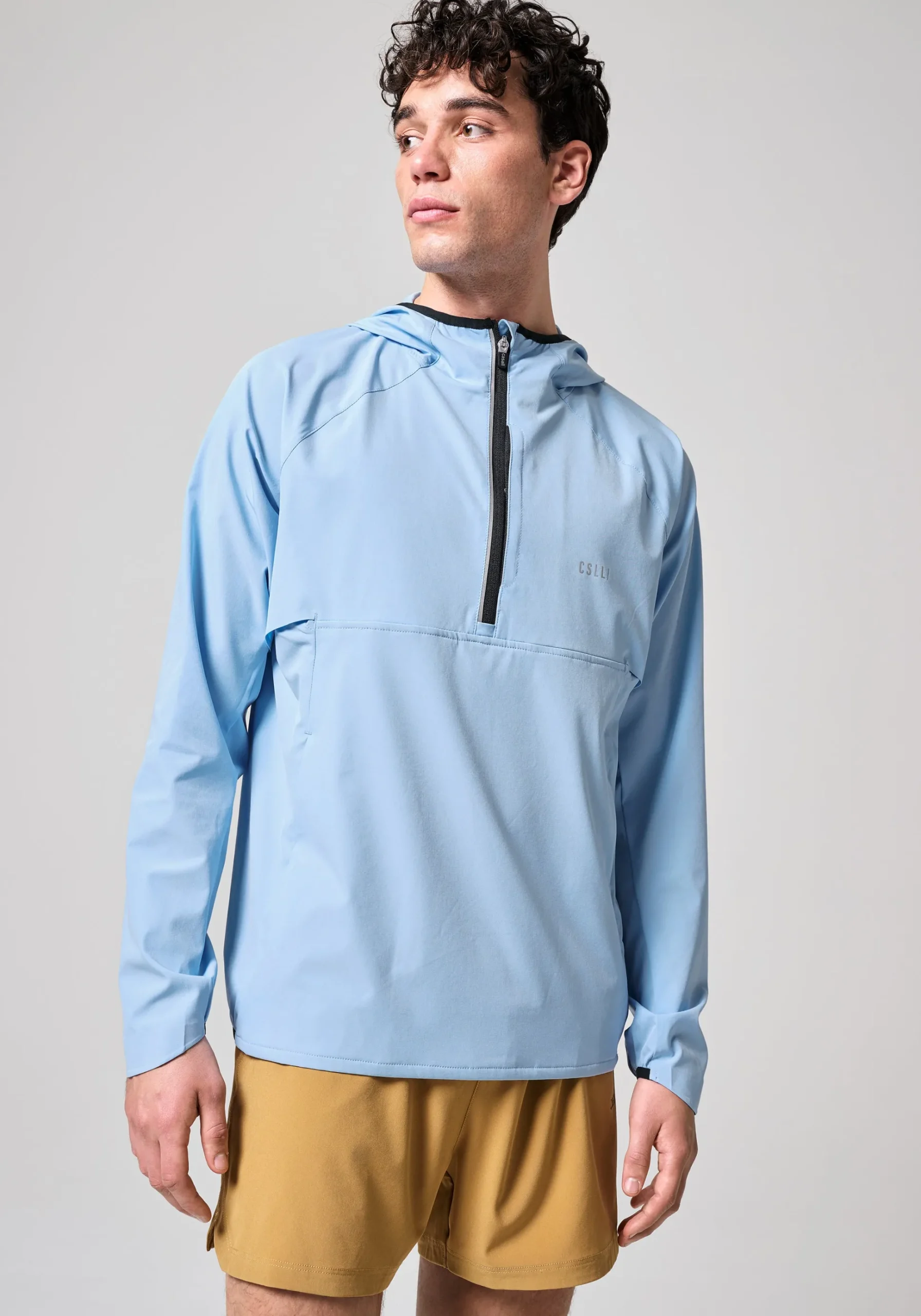 M Dynamic Windbreaker Anorak - Sky Blue