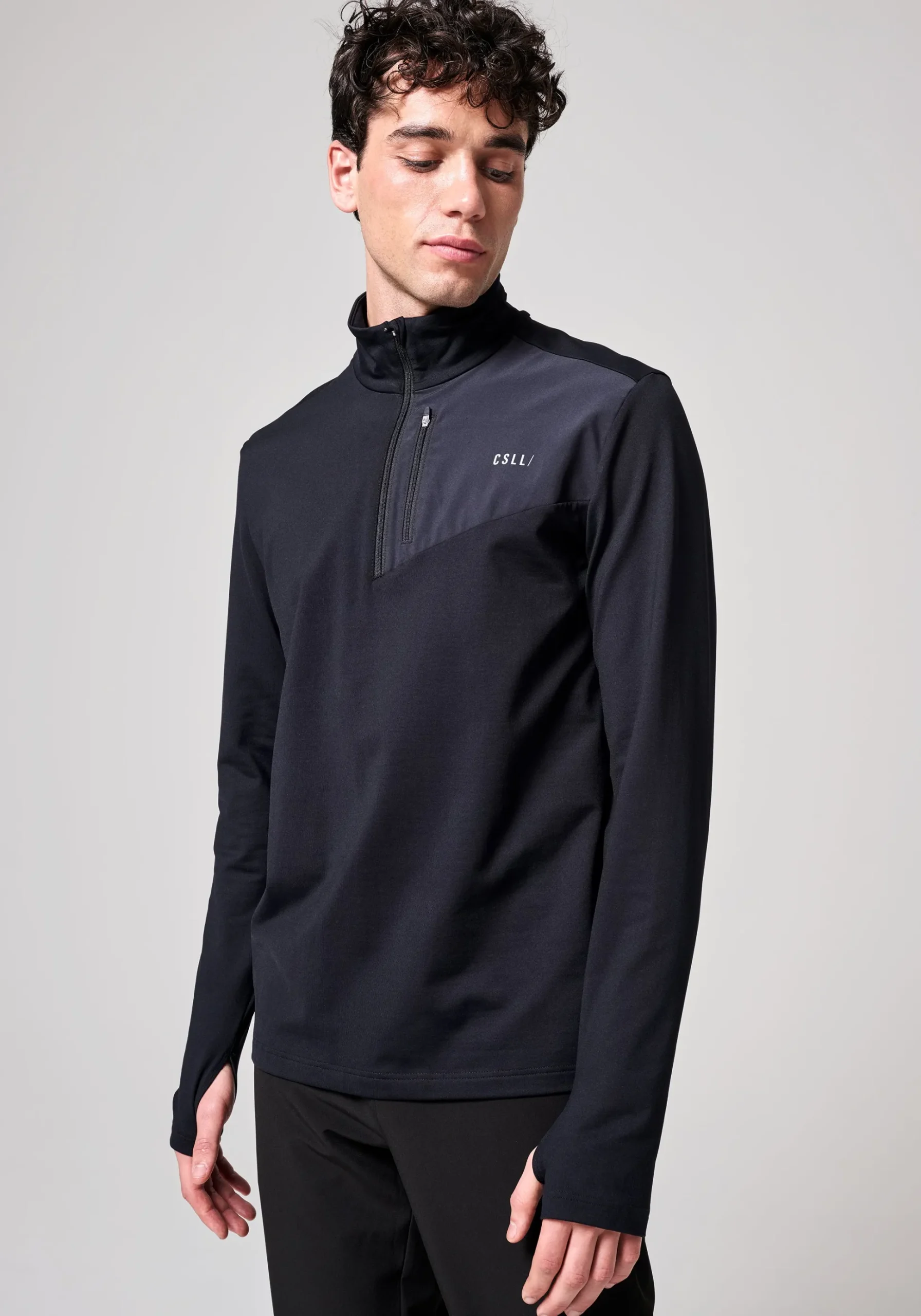 M Midlayer Half Zip - Black