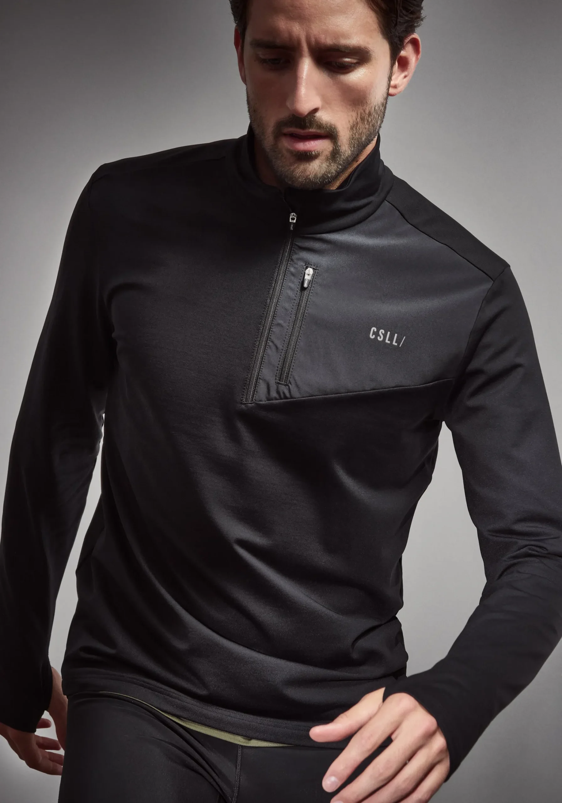M Midlayer Half Zip - Black
