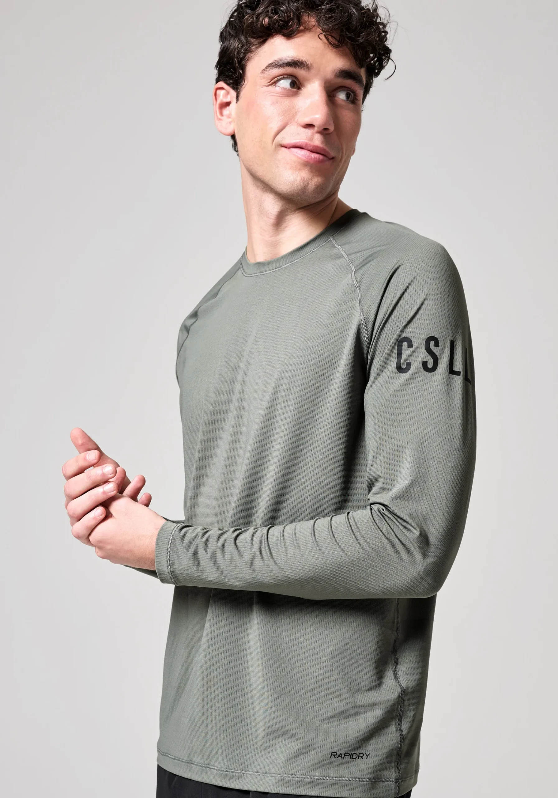 M Rapidry Long Sleeve - Sage Grey