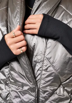 Mellow Wrap Quilt Vest - Silver Fusion