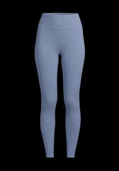 Multi Rib Seamless High Waist Tights - Sense Blue
