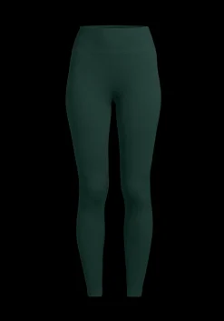 Multi Rib Seamless High Waist Tights - Dark Pine