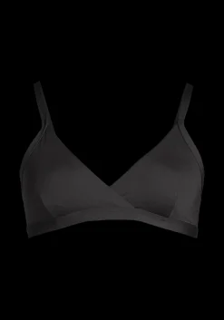 Overlap Bikini Top - Black