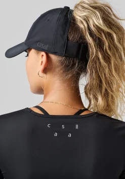 Performance High Ponytail Cap - Black