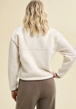 Pile Half Zip - Off White