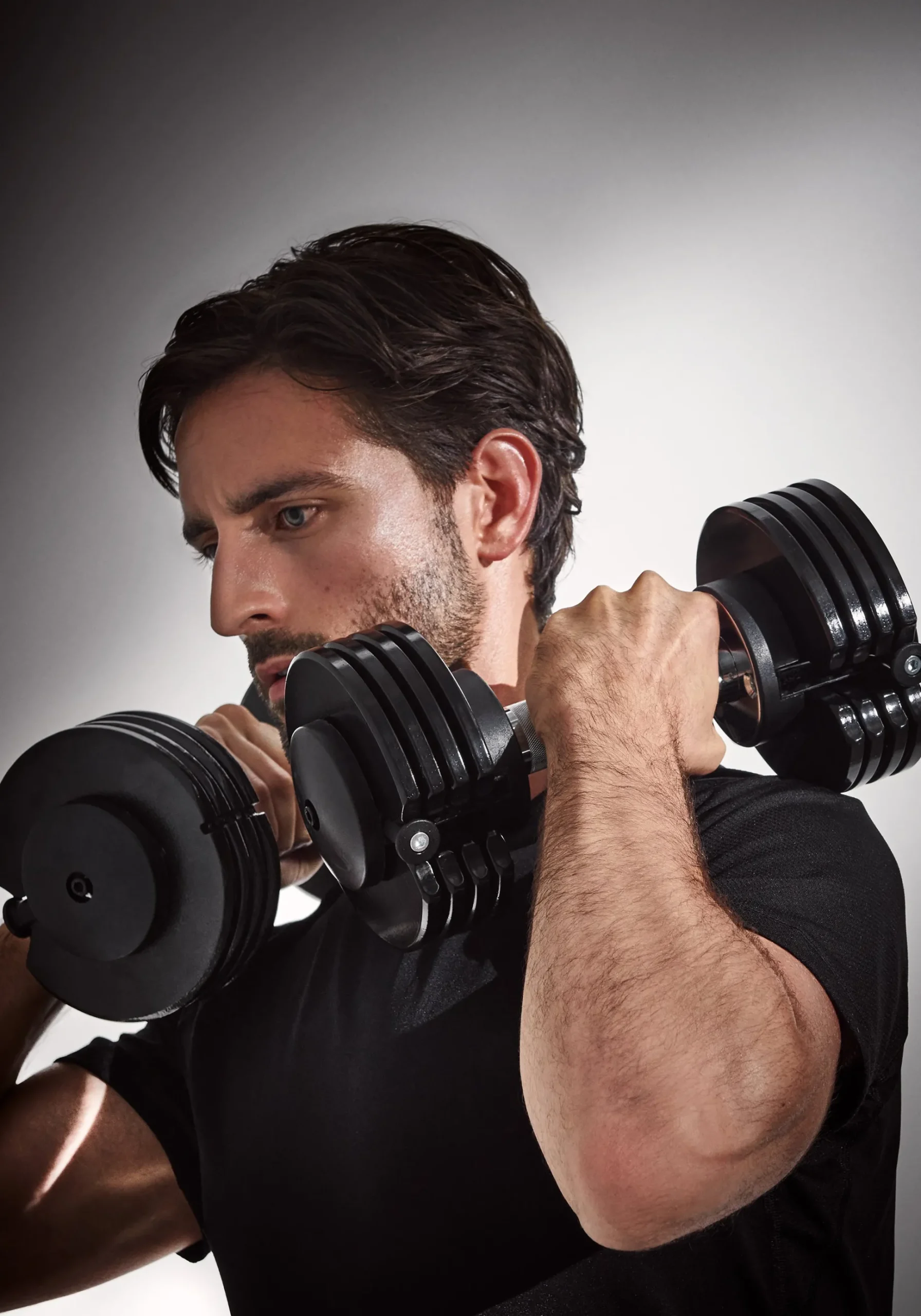 PRF Adjustable Dumbbell Set 2-10kg - Black