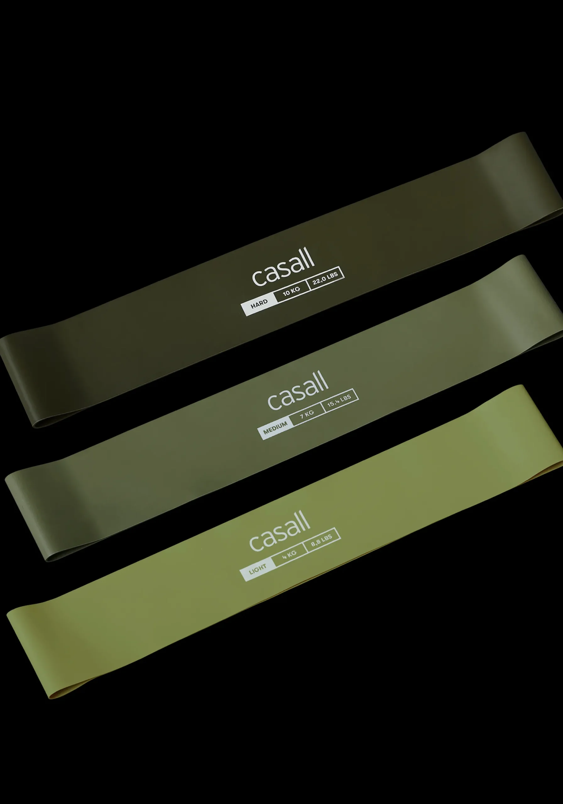 Rubber Bands 3pack - Green Selection