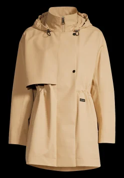 Scandi Trench Rain Coat - Sand Beige