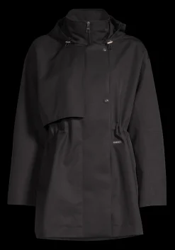 Scandi Trench Rain Coat - Black