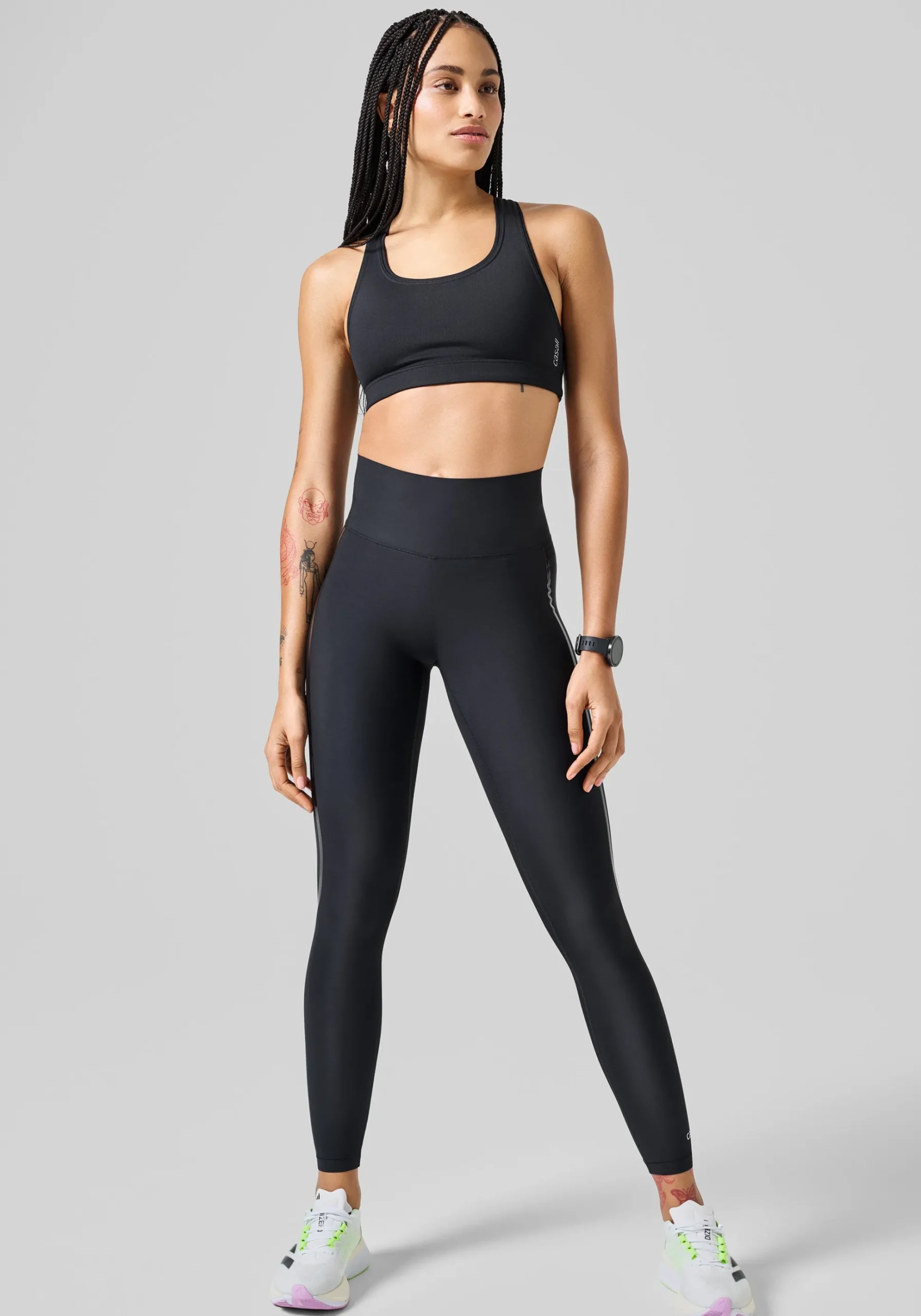Sculpture 2.0 High Waist Tights - Liquid Black
